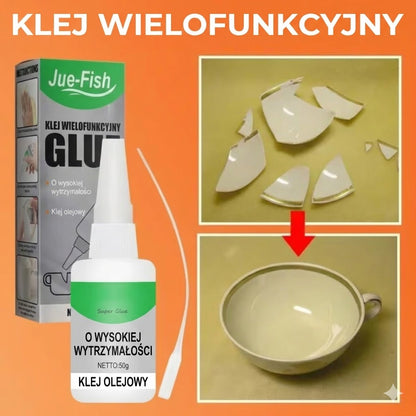 Super Mocny klej uniwersalny – do plastiku, drewna i ceramiki (przezroczysty)
