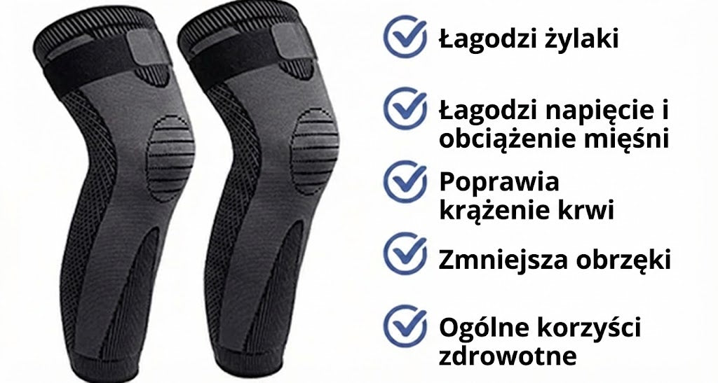 Samonagrzewające ochraniacze na kolana (zestaw 2 szt.)