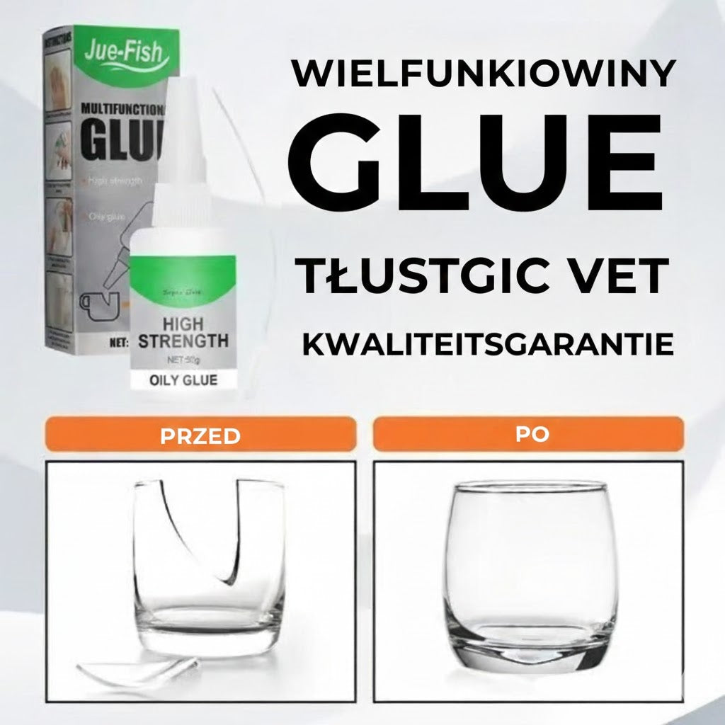 Super Mocny klej uniwersalny – do plastiku, drewna i ceramiki (przezroczysty)