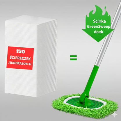 GreenSweep™ wielokrotnego użytku mop kompatybilny ze Swiffer